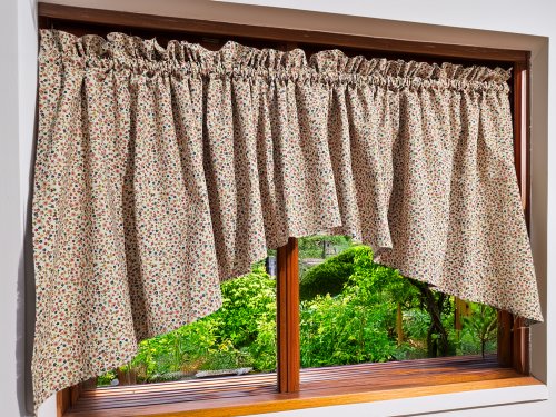 LAMBREKIN UKOS ŁUK BEŻ KOLOROWE KWIATUSZKI