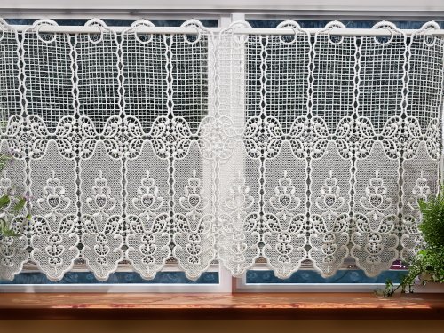 ZAZDROSTKA GIPIURA KORONKA 80cm szer./40cm wys.