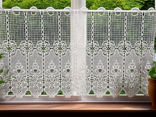 ZAZDROSTKA GIPIURA KORONKA 80cm szer./40cm wys.