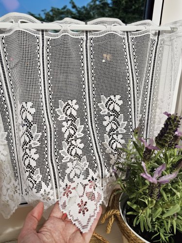 Zazdrostka żakard panel kwiatuszki 40cm (cena za 0,50mb)