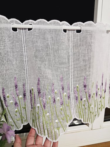 ZAKOSTYL ZASŁONY + ZAZDROSTKA + LAMBREKIN LAWENDA 