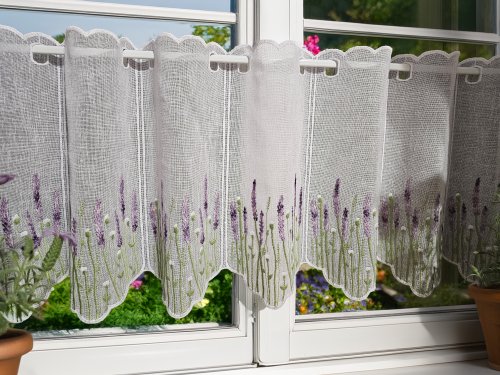 ZAKOSTYL ZASŁONY + ZAZDROSTKA + LAMBREKIN LAWENDA 