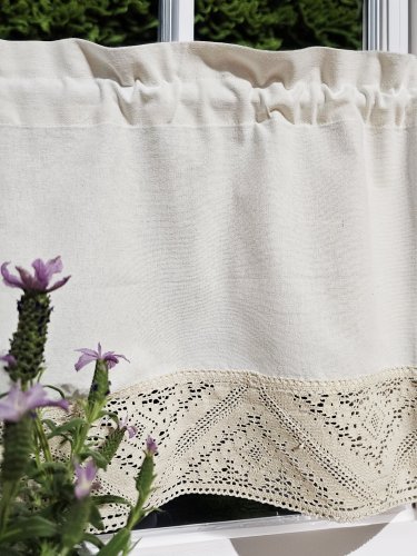 ZAKOSTYL ZAZDROSTKA KREM KORONKA ECRU 