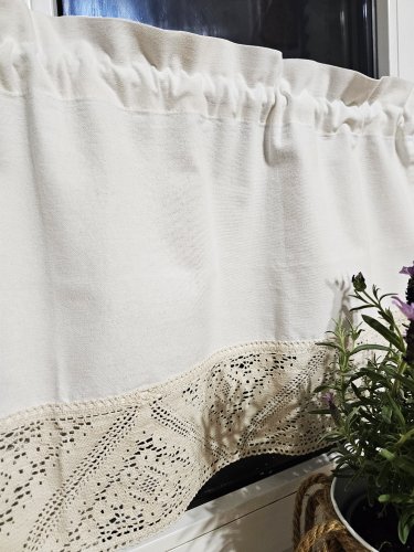 ZAKOSTYL ZAZDROSTKA KREM KORONKA ECRU 