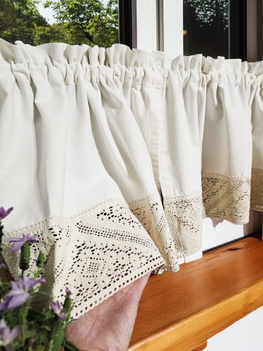 Zakostyl zazdrostka krem koronka ecru