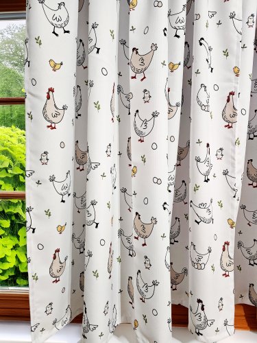 ZASŁONA KURKI KURY KOKO WODOODPORNA SZER.150cm