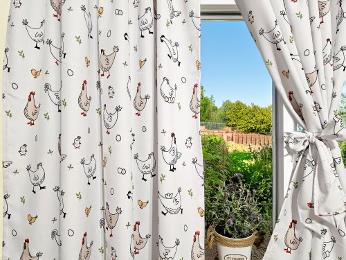ZASŁONA KURKI KURY KOKO WODOODPORNA SZER.150cm