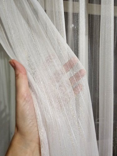 FIRANA FANTAZYJNA TŁO BIEL ZŁOTO OŁ. 300CM