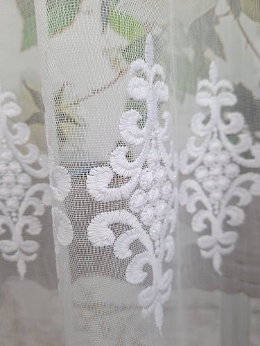 FIRANA GOTOWA MARKIZETA GRUBO HAFTOWANA 190cm szer./250cm wys.