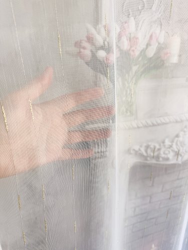 FIRANA GOTOWA MARKIZETA ZŁOTA NOPA 140cm szer./250cm wys.