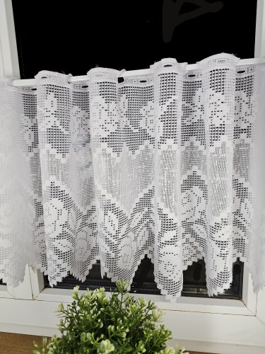 ZAKOSTYL ZASŁONY + ZAZDROSTKA WIOSNA KWIATY PLAMOODPORNA