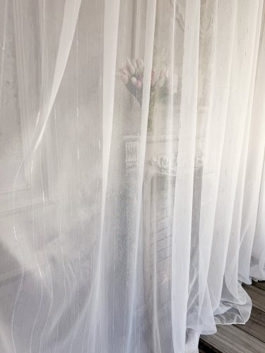 FIRANA GOTOWA MARKIZETA SREBRNA NOPA 510cm szer./250cm wys.