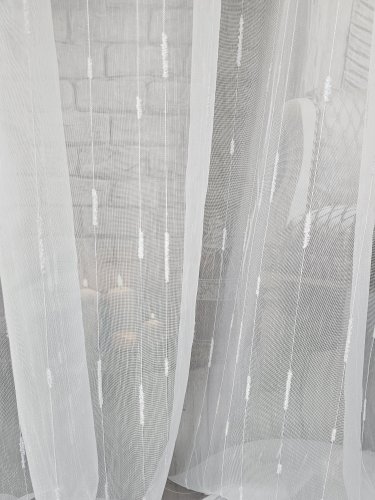 FIRANA LINIE PION SZCZOTKI  TŁO biel OŁ. 300CM