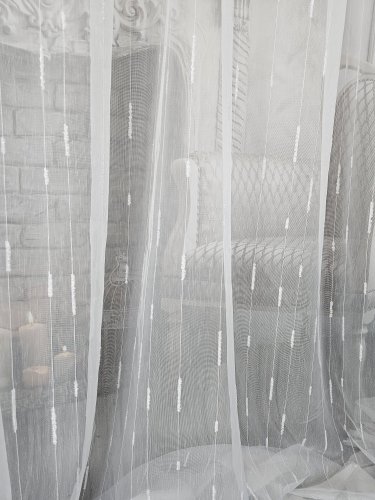 FIRANA LINIE PION SZCZOTKI  TŁO biel OŁ. 300CM