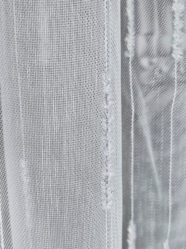 FIRANA LINIE PION SZCZOTKI  TŁO BIEL SREBRO OŁ. 300CM