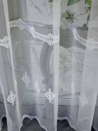 Firana gotowa markizeta haft 300cm szer./250cm wys.