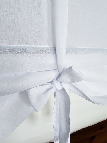 ROLETA JAK RZYMSKA PANELE ROLETKA ETAMINA BIEL/KREM