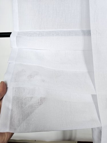 ROLETA JAK RZYMSKA PANELE ROLETKA ETAMINA BIEL/KREM