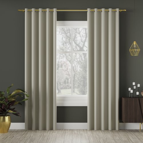 ZASŁONA DONA BLACKOUT ZACIEMNIAJĄCA max280cm (KOLOR 002) CHŁODNY KREMOWY