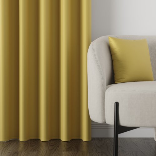 Zasłona dona blackout zaciemniająca max280cm (kolor 202) żółty