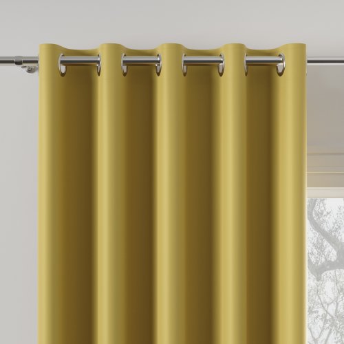 ZASŁONA DONA BLACKOUT ZACIEMNIAJĄCA max280cm (KOLOR 202) ŻÓŁTY