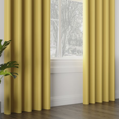 ZASŁONA DONA BLACKOUT ZACIEMNIAJĄCA max280cm (KOLOR 202) ŻÓŁTY