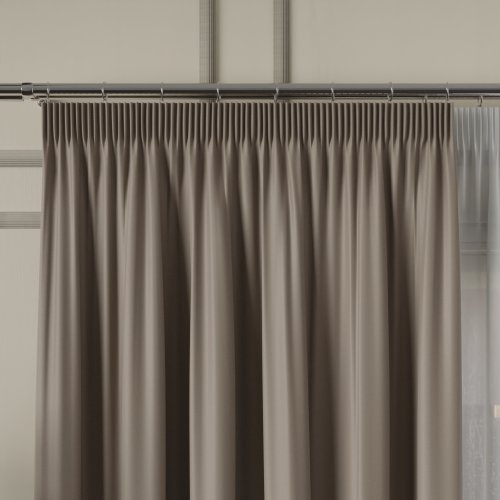 ZASŁONA GRETA BLACKOUT ZACIEMNIAJĄCA max320cm (KOLOR 008) BRĄZOWY