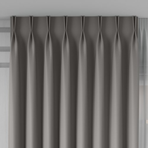 ZASŁONA GRETA BLACKOUT ZACIEMNIAJĄCA max320cm (KOLOR 013) CHŁODNY SZARY