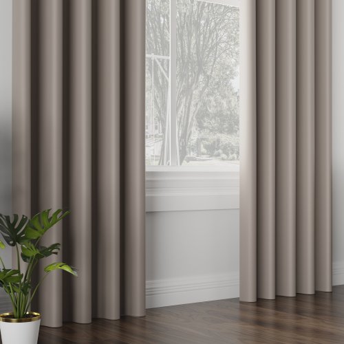 ZASŁONA DONA BLACKOUT ZACIEMNIAJĄCA max280cm (KOLOR 216) CHŁODNY BEŻOWY