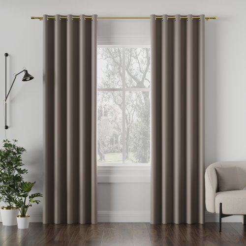 ZASŁONA DONA BLACKOUT ZACIEMNIAJĄCA max280cm (KOLOR 216) CHŁODNY BEŻOWY