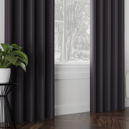 ZASŁONA DONA BLACKOUT ZACIEMNIAJĄCA max280cm (KOLOR 226) ŚLIWKOWY FIOLETOWY