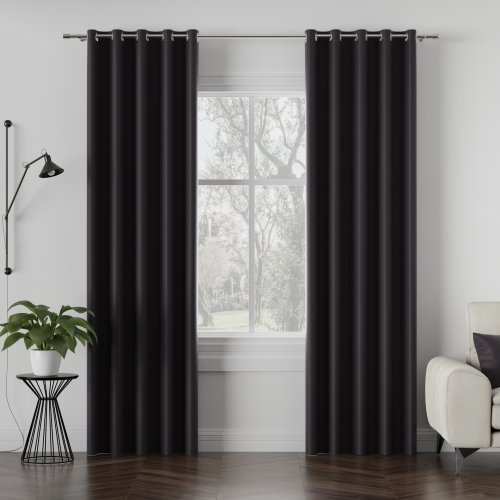 ZASŁONA DONA BLACKOUT ZACIEMNIAJĄCA max280cm (KOLOR 226) ŚLIWKOWY FIOLETOWY