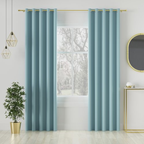 ZASŁONA DONA BLACKOUT ZACIEMNIAJĄCA max280cm (KOLOR 312) BŁĘKITNY NIEBIESKI