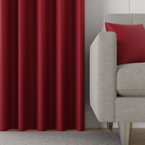 Zasłona dona blackout zaciemniająca max280cm (kolor 610) czerwony