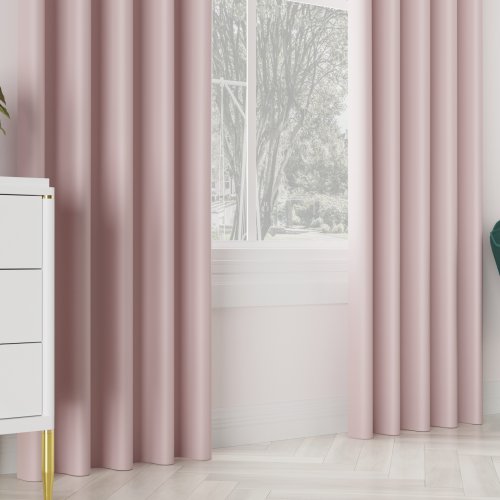 ZASŁONA DONA BLACKOUT ZACIEMNIAJĄCA max280cm (KOLOR 794) PUDROWY RÓŻOWY
