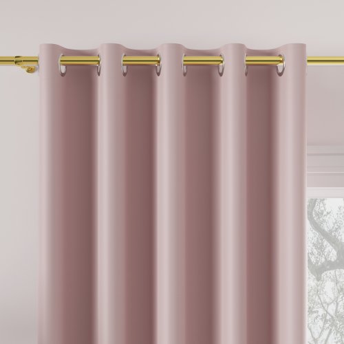 ZASŁONA DONA BLACKOUT ZACIEMNIAJĄCA max280cm (KOLOR 794) PUDROWY RÓŻOWY