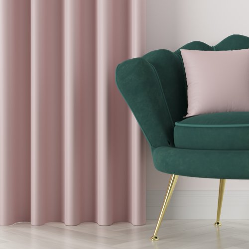 Zasłona dona blackout zaciemniająca max280cm (kolor 794) pudrowy różowy