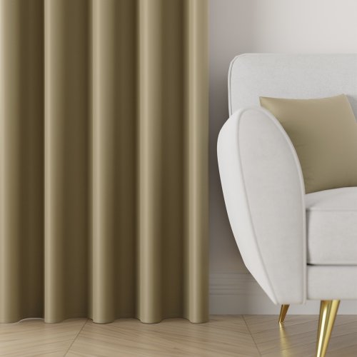 Zasłona dona blackout zaciemniająca max280cm (kolor 804) ciemny beżowy