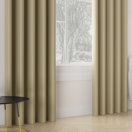 ZASŁONA DONA BLACKOUT ZACIEMNIAJĄCA max280cm (KOLOR 804) CIEMNY BEŻOWY