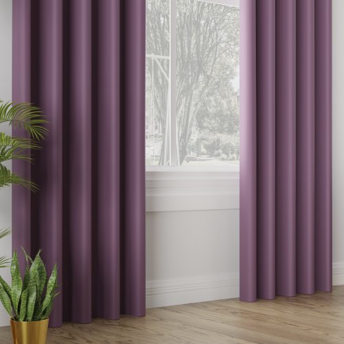 ZASŁONA DONA BLACKOUT ZACIEMNIAJĄCA max280cm (KOLOR 821) JAGODOWY