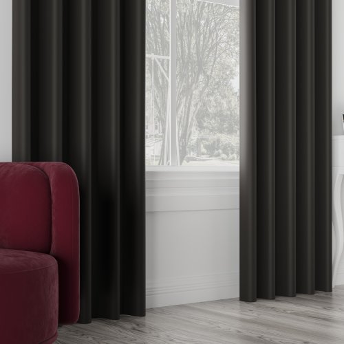 ZASŁONA DONA BLACKOUT ZACIEMNIAJĄCA max280cm (KOLOR 840) CHŁODNY BRĄZOWY