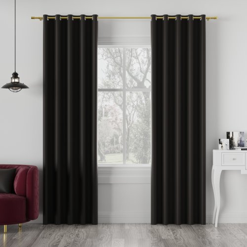 ZASŁONA DONA BLACKOUT ZACIEMNIAJĄCA max280cm (KOLOR 840) CHŁODNY BRĄZOWY