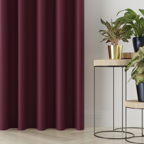 Zasłona dona blackout zaciemniająca max280cm (kolor 845) bordowy