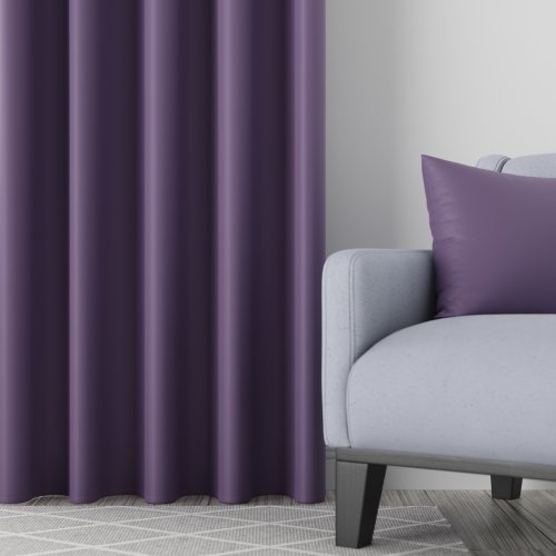 Zasłona dona blackout zaciemniająca max280cm (kolor 844) jasny fioletowy