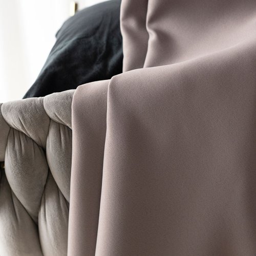 ZASŁONA BLACKOUT ZACIEMNIAJĄCA140CM/250CM PRZELOTKA (KOLOR 206) SZARY