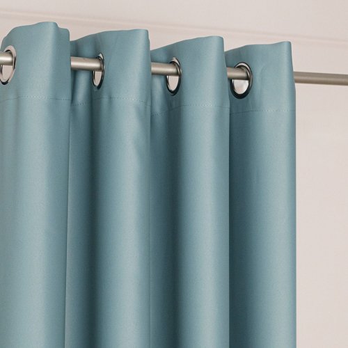 ZASŁONA BLACKOUT ZACIEMNIAJĄCA140CM/250CM PRZELOTKA (KOLOR 227) SZAŁWIOWY ZIELONY