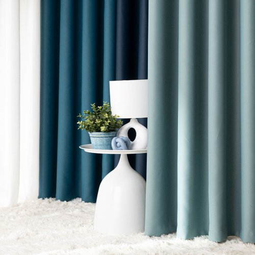 ZASŁONA BLACKOUT ZACIEMNIAJĄCA140CM/250CM PRZELOTKA (KOLOR 227) SZAŁWIOWY ZIELONY