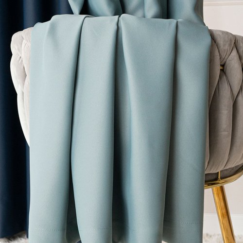 ZASŁONA BLACKOUT ZACIEMNIAJĄCA140CM/250CM PRZELOTKA (KOLOR 227) SZAŁWIOWY ZIELONY