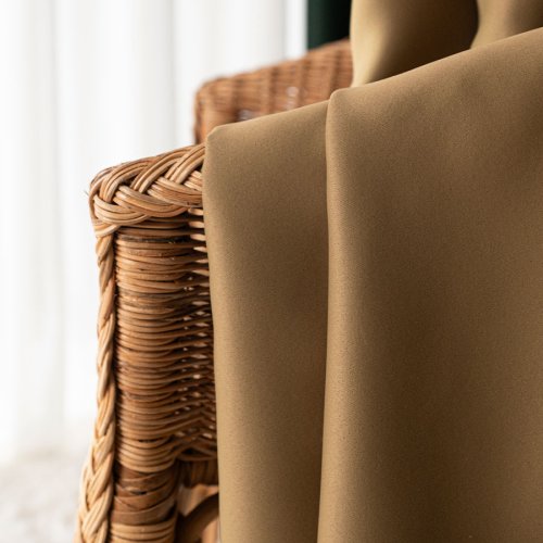 ZASŁONA BLACKOUT ZACIEMNIAJĄCA140CM/250CM PRZELOTKA (KOLOR 804) KHAKI