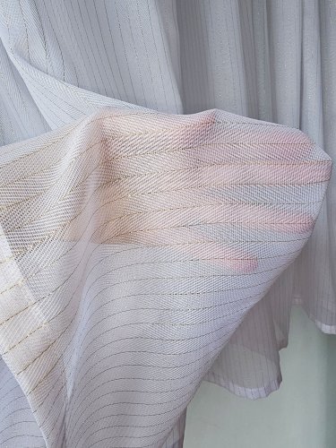 FIRANA JODEŁKA TŁO biel ZŁOTA NITKA OŁ. 300CM